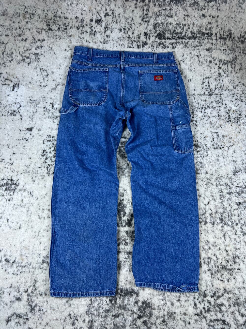 VTG DICKIE CARPENTER Jeans Mens 36x30 Wide Leg Baggy 90s